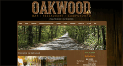 Desktop Screenshot of oakwoodcampsites.com